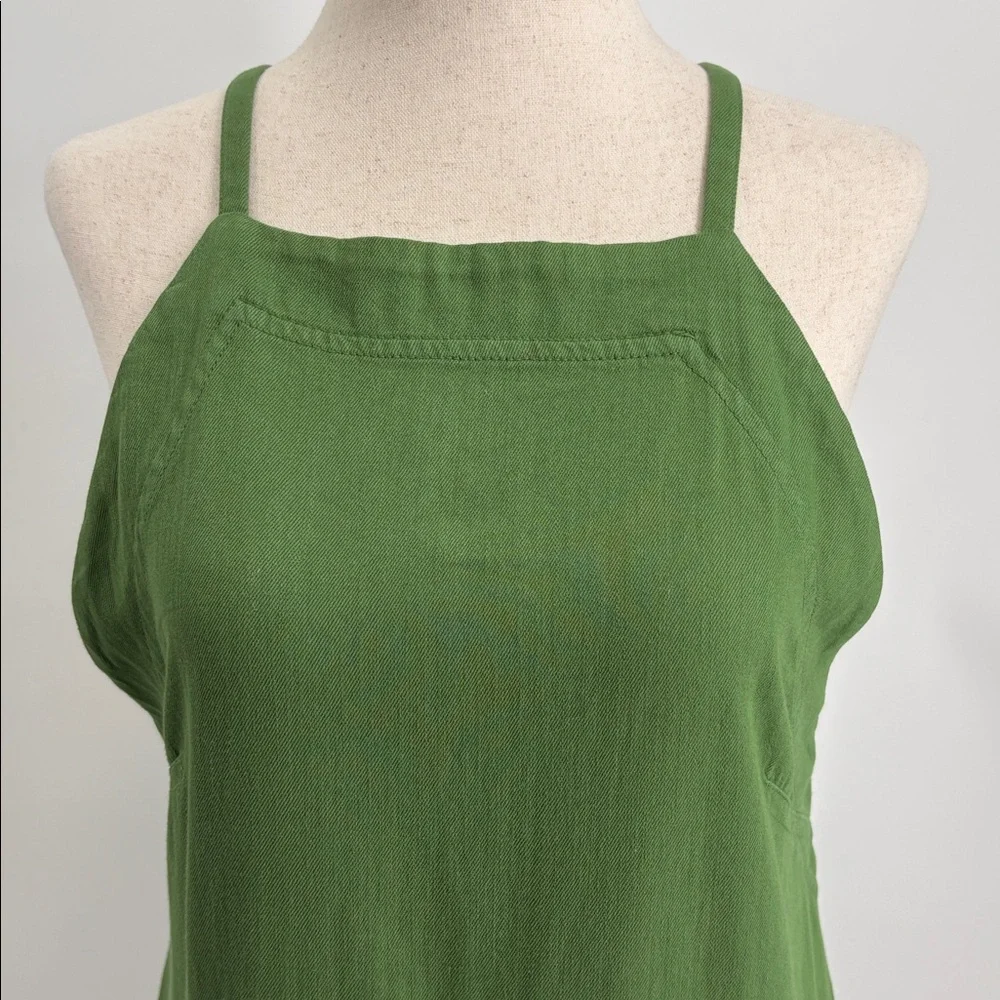 Pilcro Kyla Cotton Flounce Mini Dress in Green - NWOT - Size Small - Picture 4 of 11